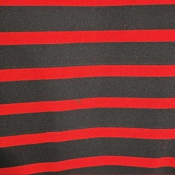 Saint James Shirt Womens 4 Navy Red Breton Stripe Long Sleeve Made in France - Picture 8 of 10